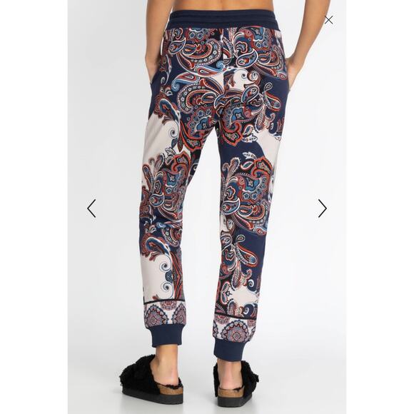 Johnny Was FALL PAISLEY FRENCH TERRY JOGGER SZ S - Picture 7 of 11